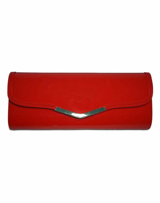 Clutch Bag Flap Envelope bag FLY2 - Red