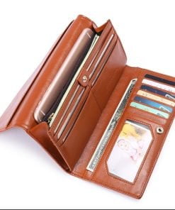 100% full leather Ladies Purses 8007