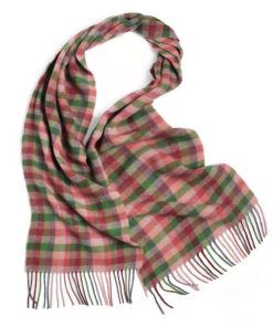 100% Lambswool Winter Checked Scarves Unisex (0730)