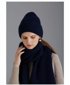100% Wool Knitted Winter Hat 2211