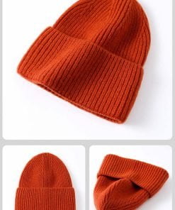100% Wool Knitted Winter Hat 2211
