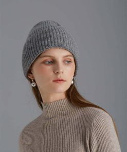 100% Wool Knitted Winter Hat 2211