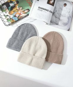 100% wool Knitted Winter Hat 2212 Unisex