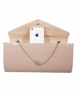 Beige Gold Clutch Bag Flap Envelope bag 16038