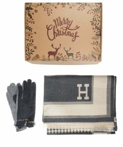 Christmas Gift Box Scarf and Gloves 038