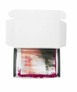 Christmas Gift Box Two Sided Shawl Pink 031