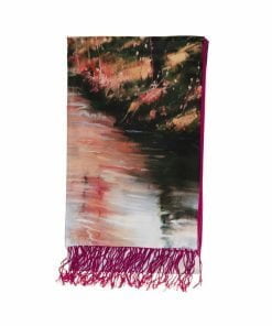 Christmas Gift Box Two Sided Shawl Pink 031