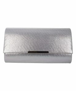 Clutch Bag Flap Envelope bag FLY1 - Silver
