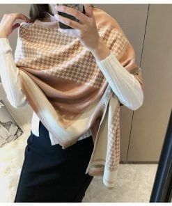 Designer Inspired H print Scarf D009