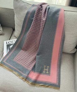 Designer Inspired H print Scarf D009