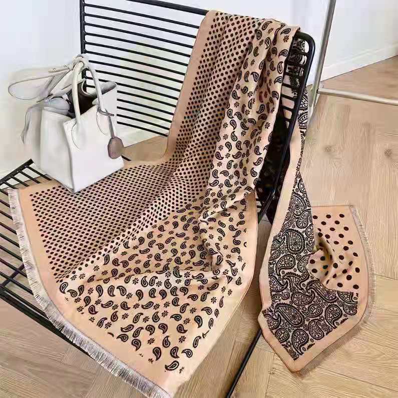 Designer Inspired Scarf 8014 - Tan