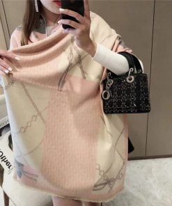 Designer Inspired Scarf D012 - Pink