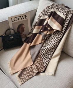 Designer Inspired Scarf D016 - Camel