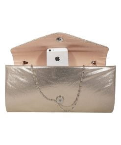 Gold Clutch Bag Flap Envelope bag FLY1-011
