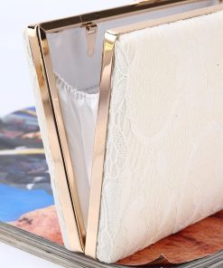 Lace Clutch Bag Purse bag with chain L001