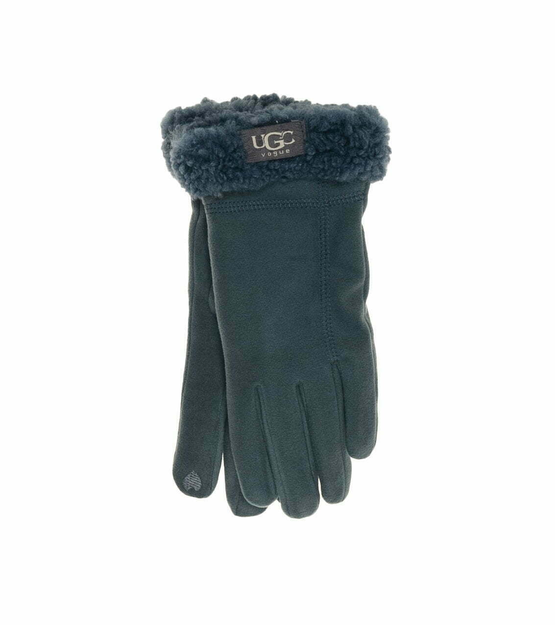 Ladies Gloves Fleece Lined Navy