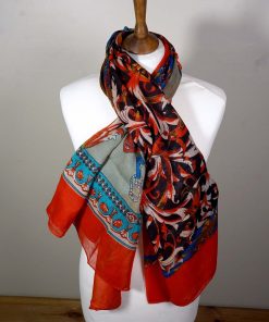 Printed Scarf B027