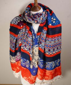 Printed Scarf D013