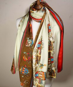 Printed Scarf E004